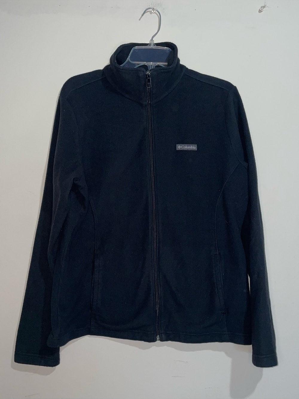 Columbia Benton Springs L Full Zip Fleece Logo Black Jacket